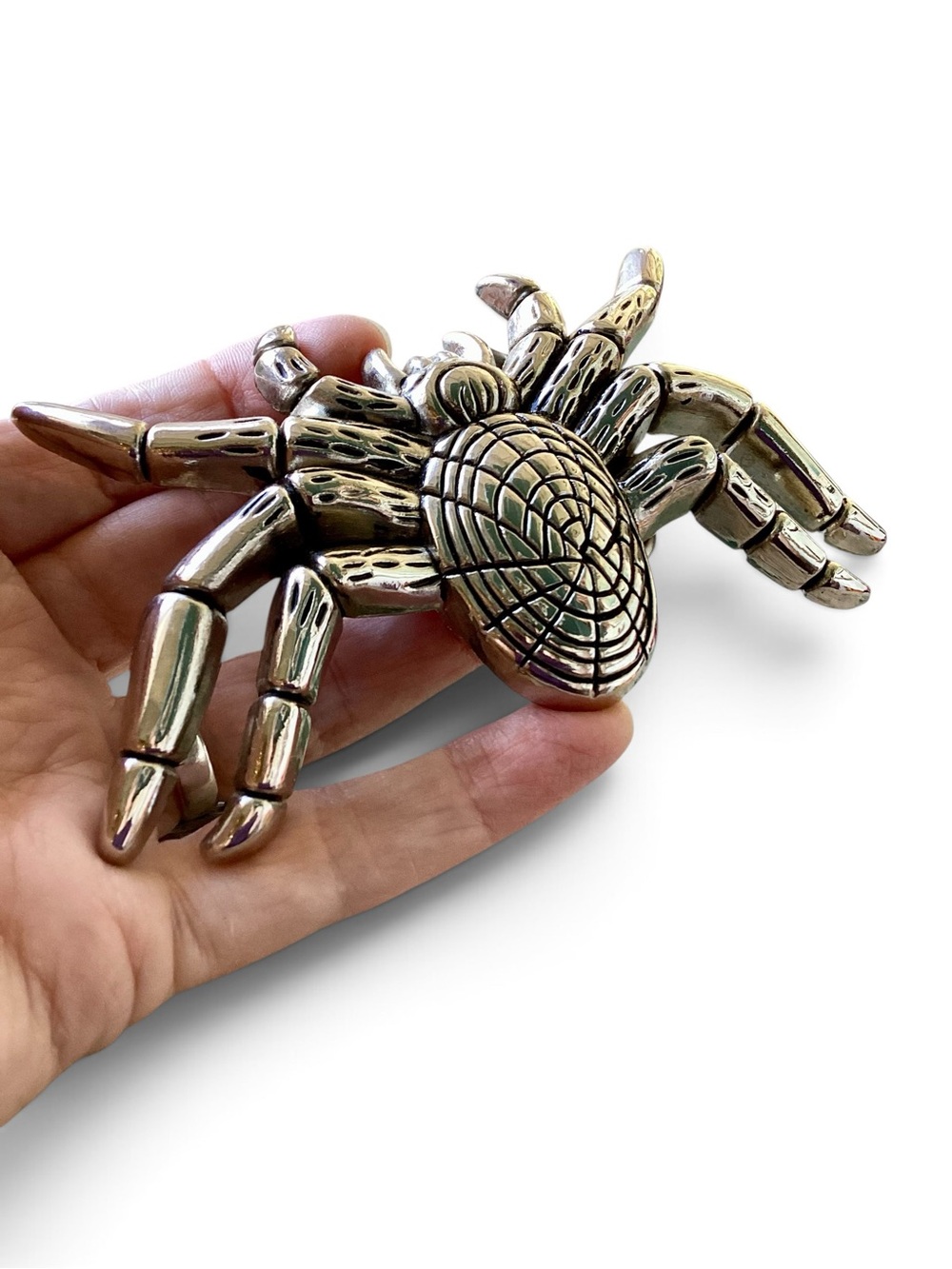Vintage 1977 Pewter Spider Bottle Opener & Belt Buckle Great American Buckle Co